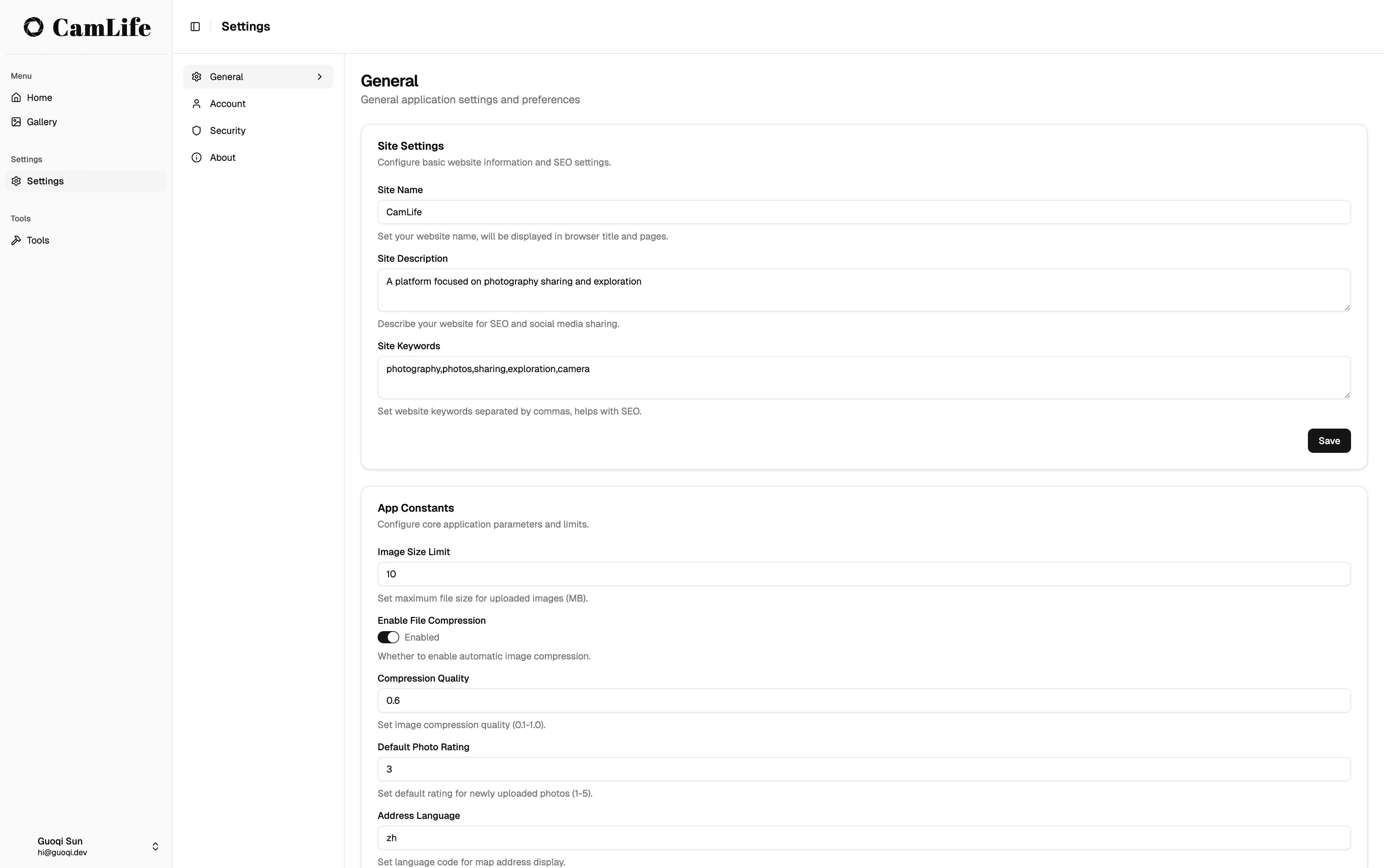 Business analytics and sales dashboard